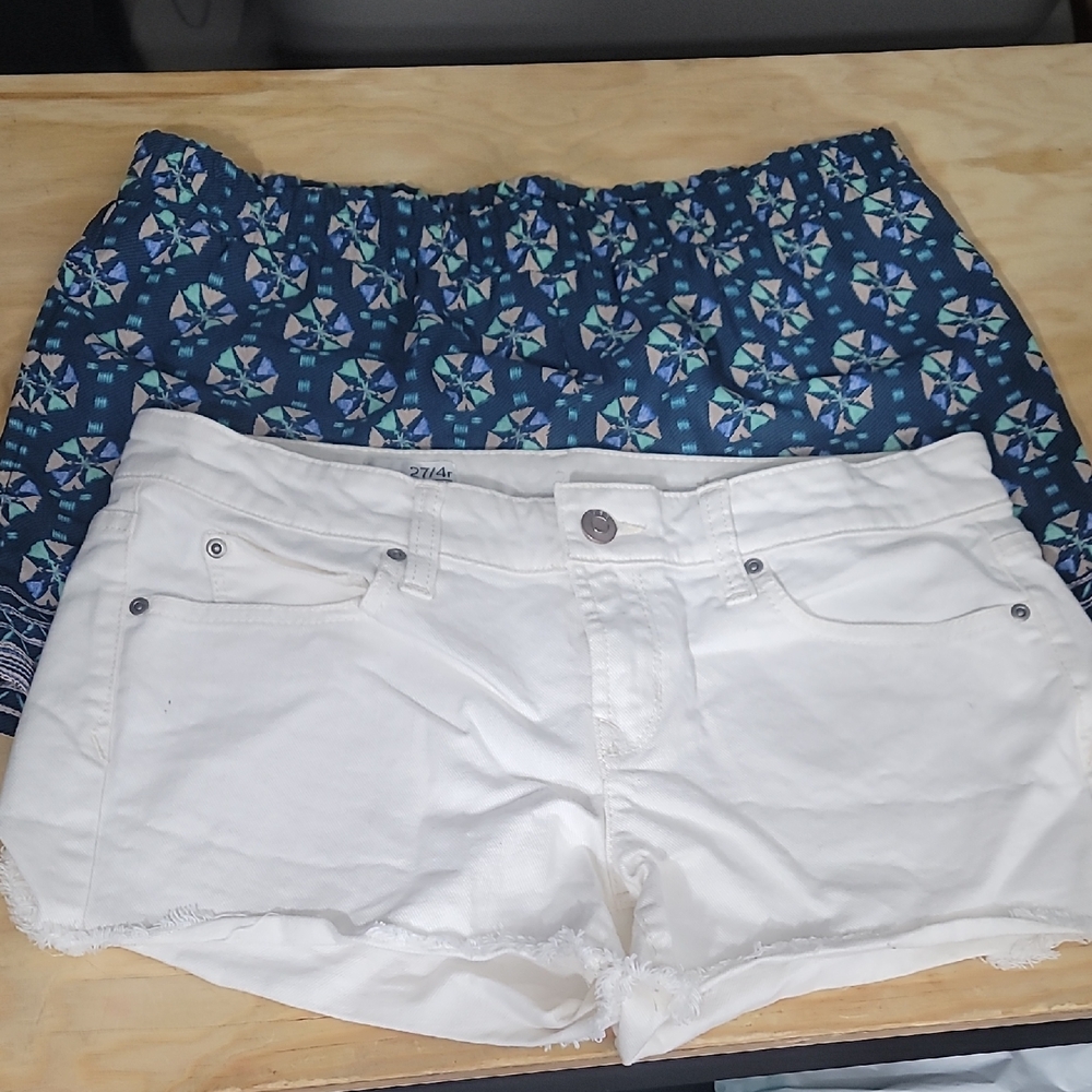 Gap Shorts Bcbg Maxazria Blue White Denim Women's Shorts Bundle
